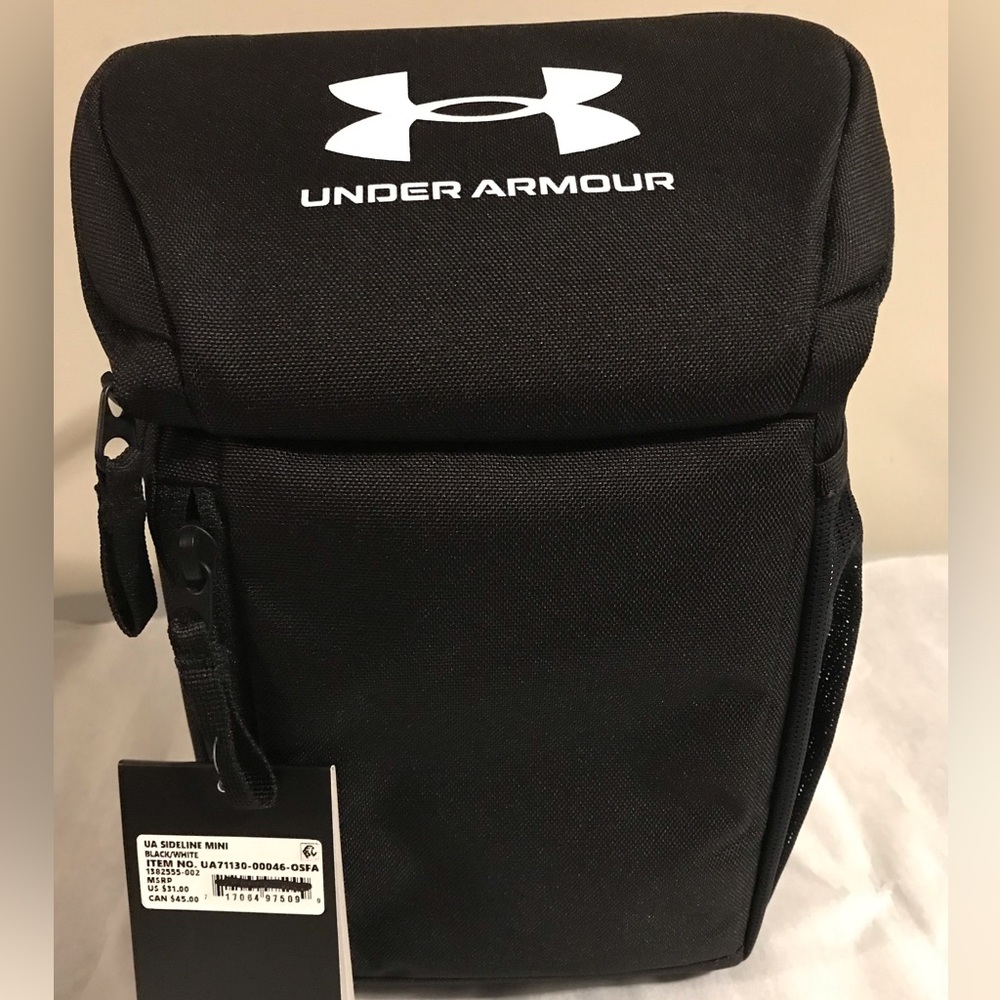 Under Armour Black Sideline Mini Crossbody Bag (Cooler)
